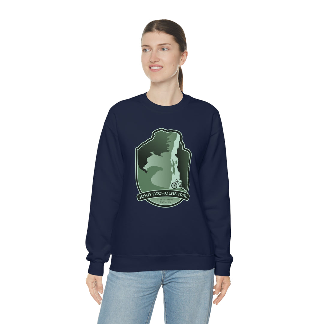 John Nicholas Trail - Monte Sereno, CA Unisex Heavy Blend Crewneck Sweatshirt