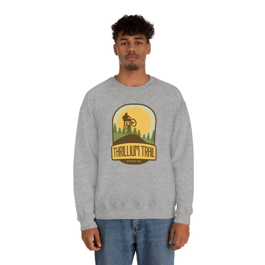 Thrillium Trail - Washington Unisex Heavy Blend Crewneck Sweatshirt