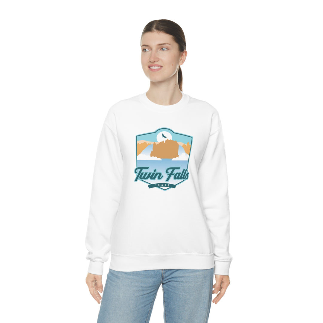 Twin Falls - Idaho Unisex Heavy Blend Crewneck Sweatshirt