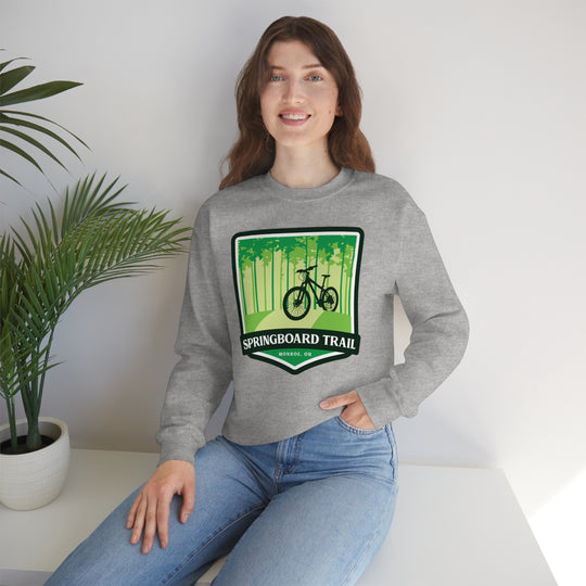 Springboard Trail - Monroe, Oregon Unisex Heavy Blend Crewneck Sweatshirt