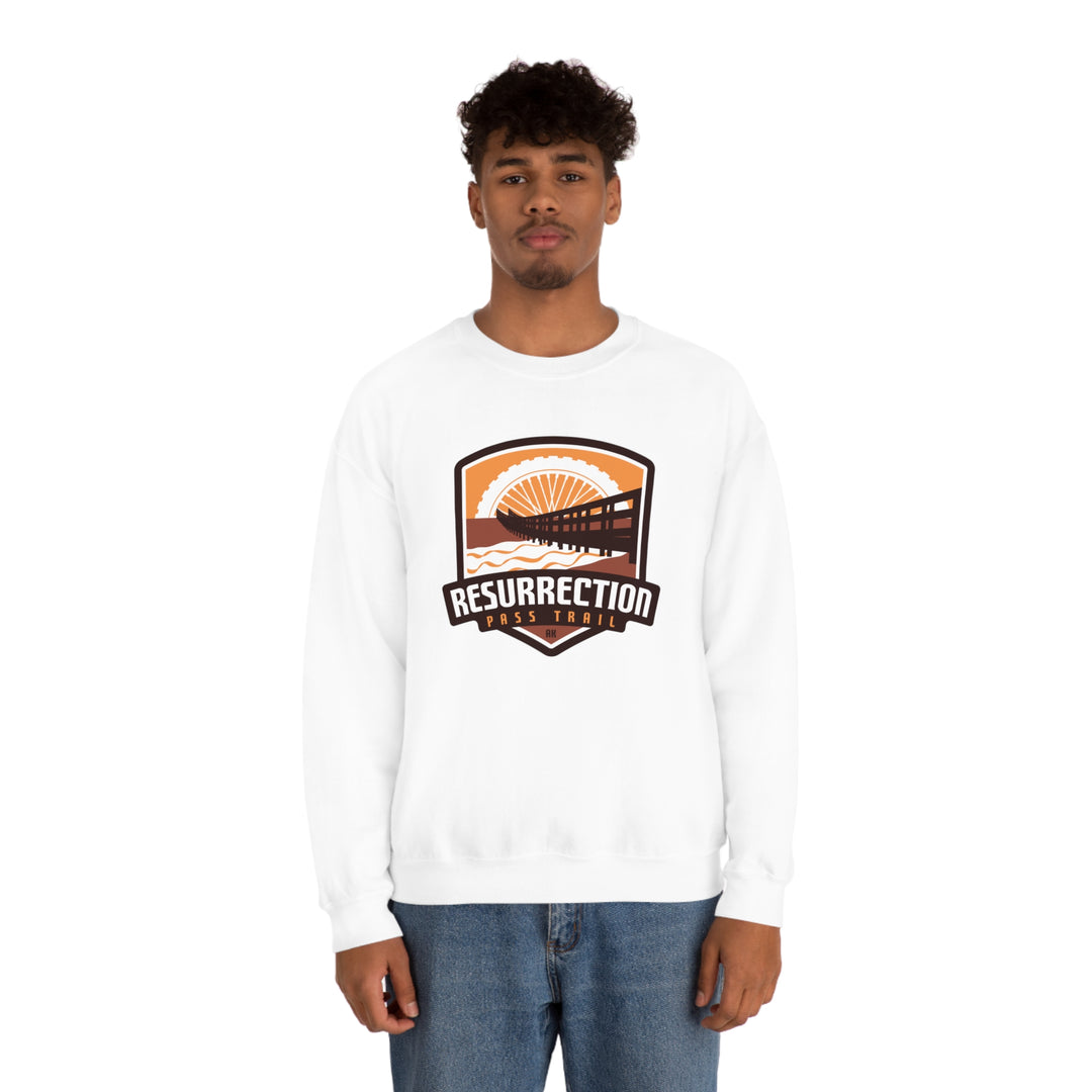 Resurrection Pass Trail - Alaska Unisex Heavy Blend Crewneck Sweatshirt