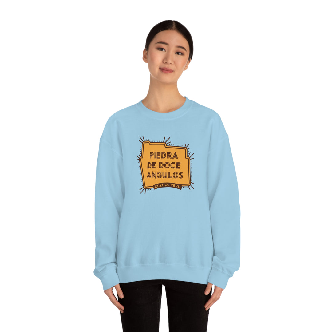 Piedra de doce angulos - Cuzco, Peru Unisex Heavy Blend Crewneck Sweatshirt