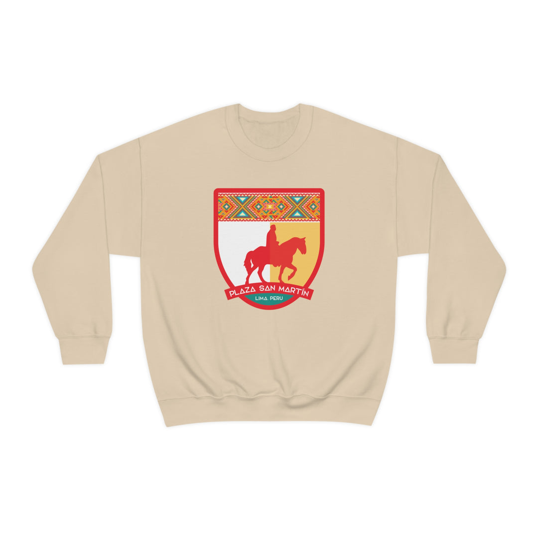 Plaza San Martín - Lima, Peru Unisex Heavy Blend Crewneck Sweatshirt