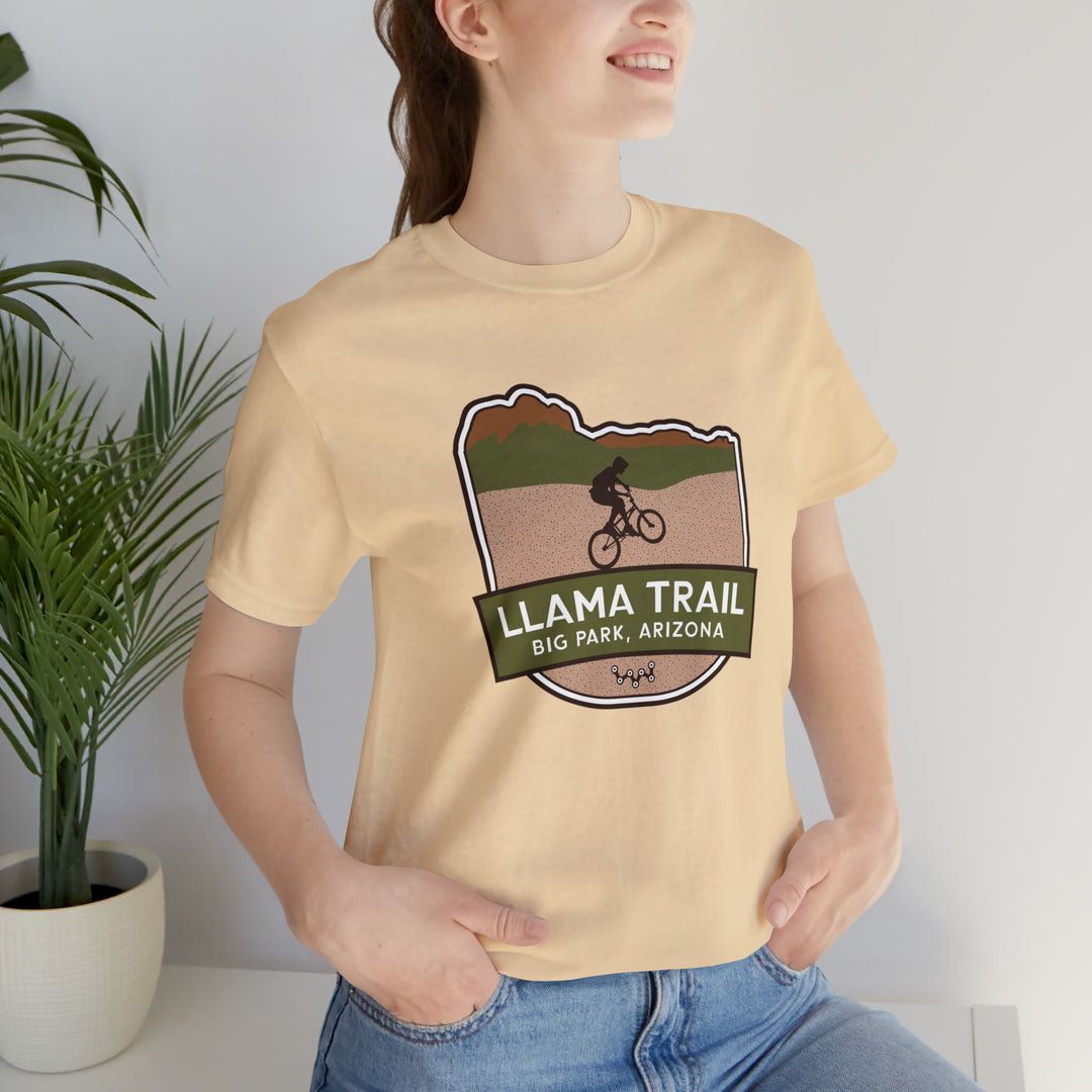 Llama Trail - Big Park, Arizona Unisex T-Shirt