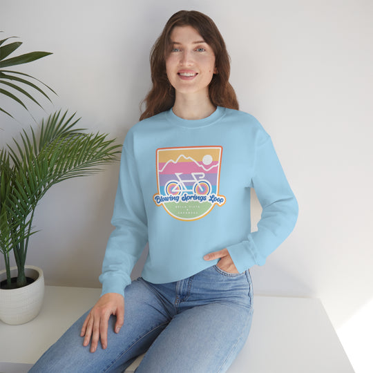 Blowing Springs Loop - Bella Vista, Arkansas Unisex Heavy Blend Crewneck Sweatshirt