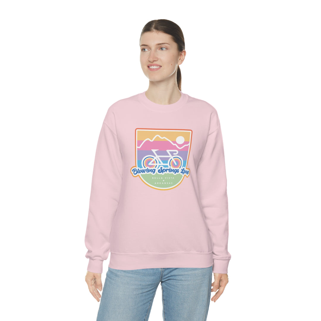 Blowing Springs Loop - Bella Vista, Arkansas Unisex Heavy Blend Crewneck Sweatshirt