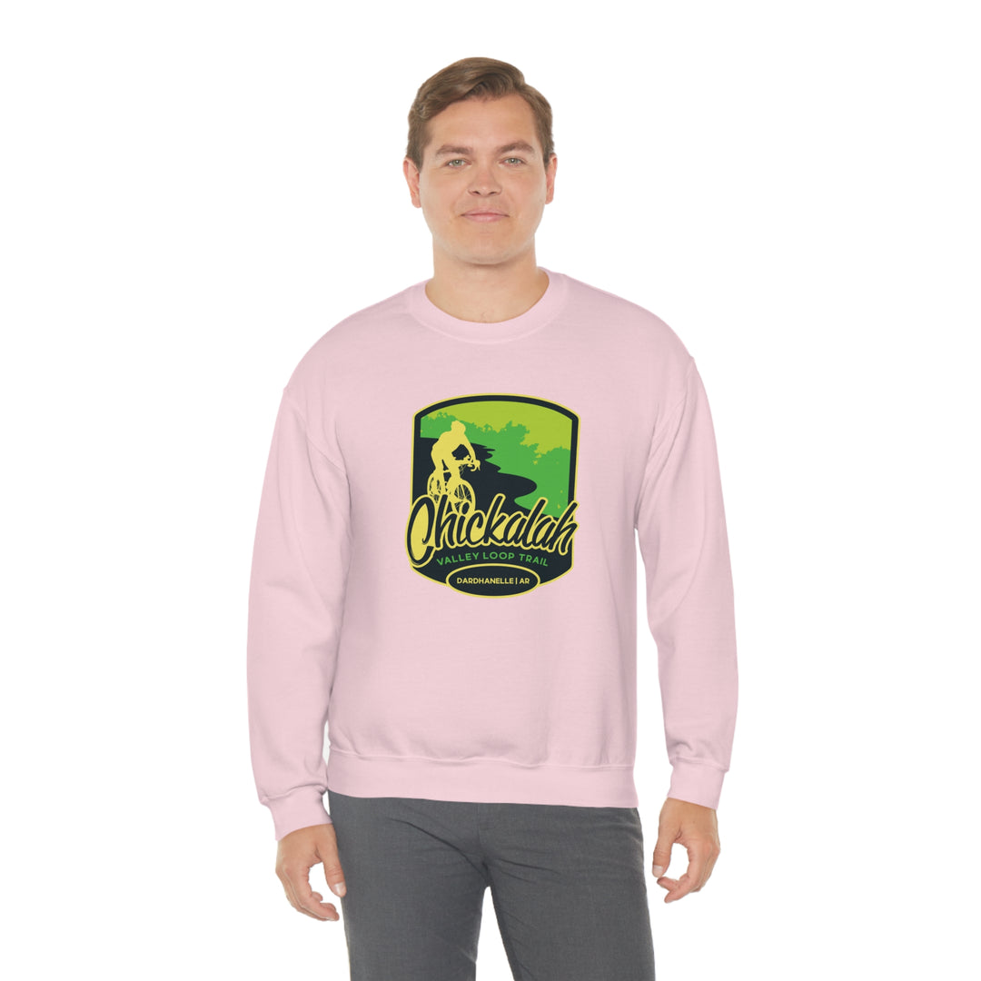 Chickalah Valley Loop Trail - Dardanelle, Arkansas Unisex Heavy Blend Crewneck Sweatshirt