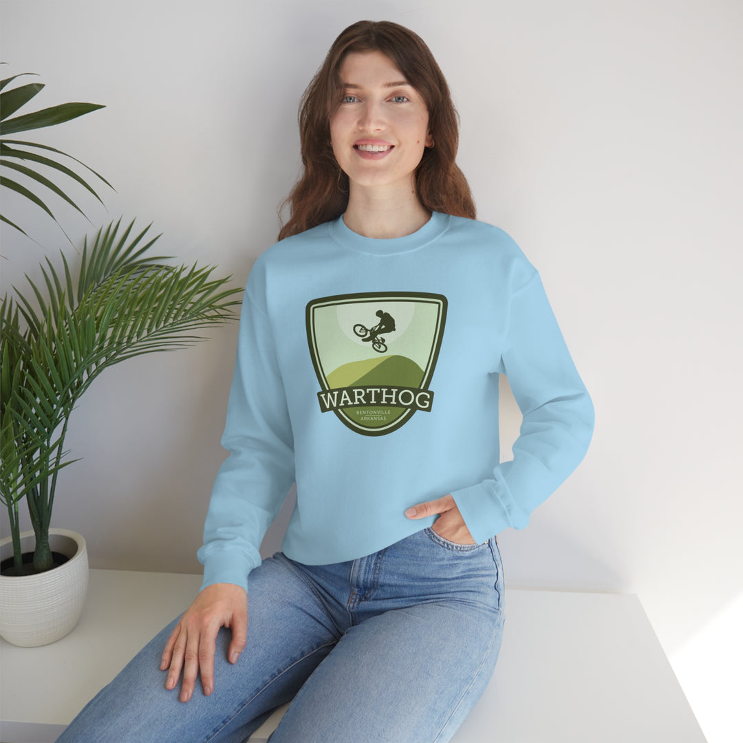 Warthog - Bentonville, Arkansas Unisex Heavy Blend Crewneck Sweatshirt