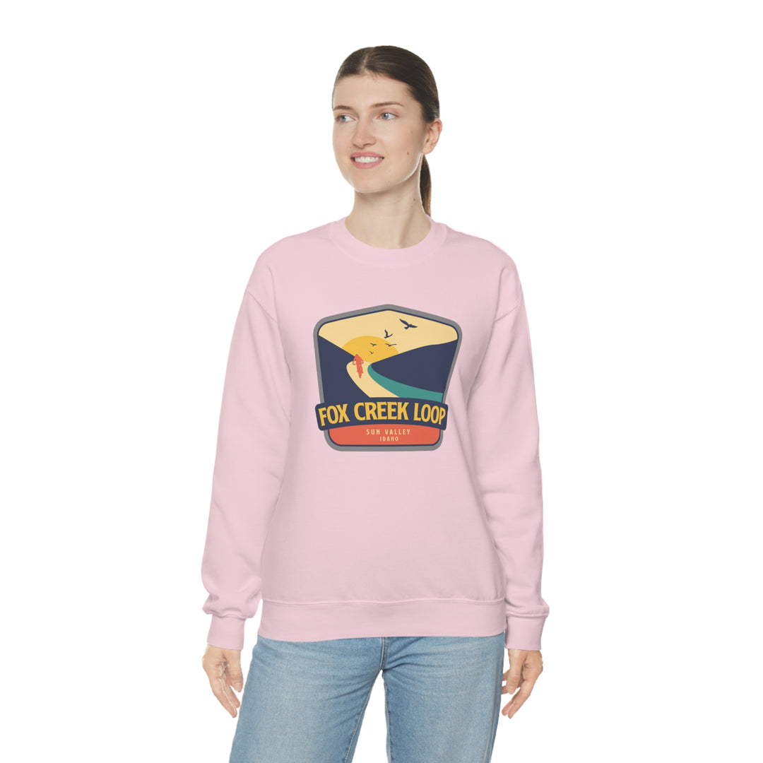 Fox Creek Loop - Sun Valley, Idaho Unisex Heavy Blend Crewneck Sweatshirt