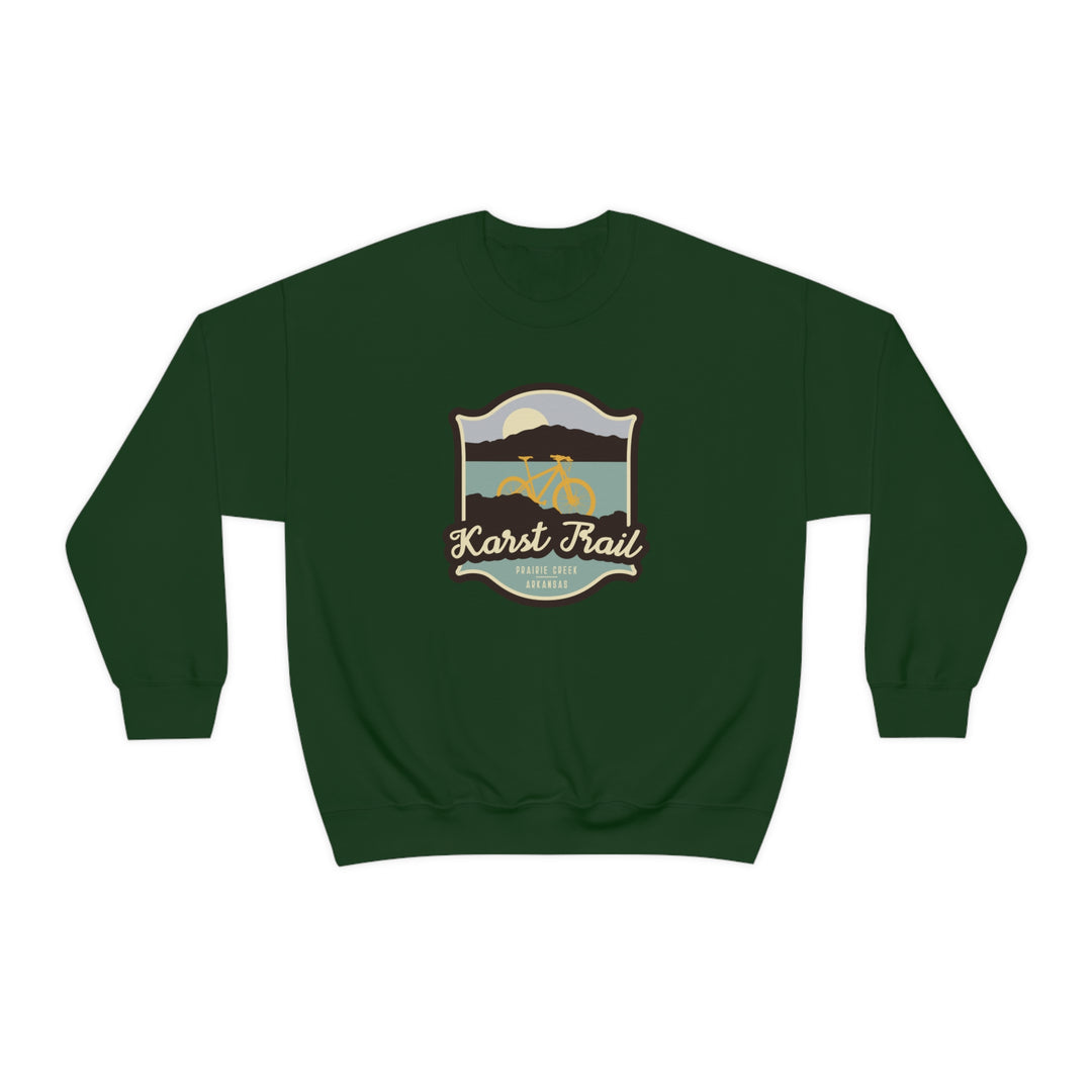 Karst Trail - Prairie Creek, Arkansas Unisex Heavy Blend Crewneck Sweatshirt