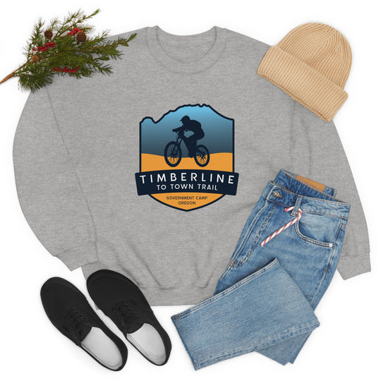 Timberline to Town Trail - Government Camp, Oregon Unisex Heavy Blend Crewneck Sweatshirt