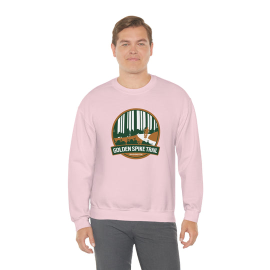 Golden Spike Trail - Washington State Unisex Heavy Blend Crewneck Sweatshirt