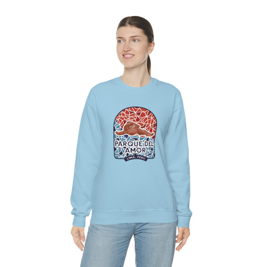 Parque del Amor - Lima, Peru Unisex Heavy Blend Crewneck Sweatshirt