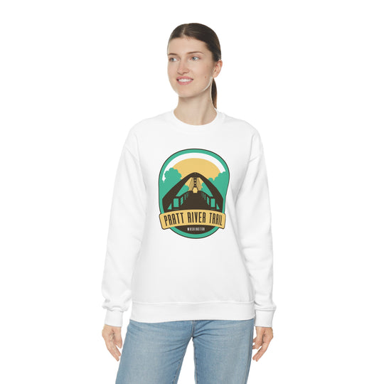 Pratt River Trail - Washington Unisex Heavy Blend Crewneck Sweatshirt