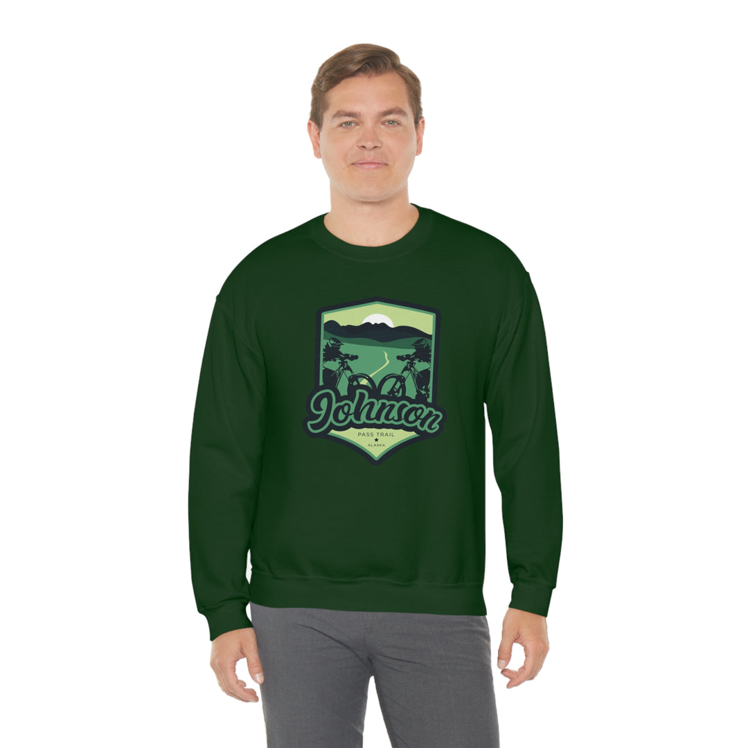 Johnson Pass Trail - Alaska Unisex Heavy Blend Crewneck Sweatshirt