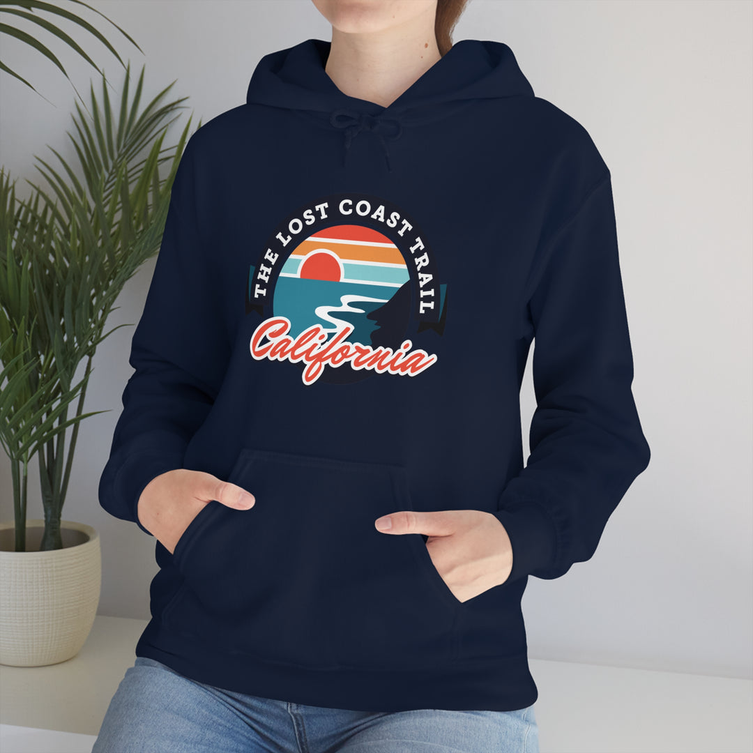 The Lost Coast Trail Unisex Heavy Blend Hoodie Sweatshirt - California, USA hiker gift