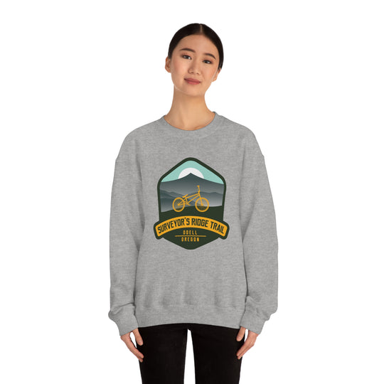 Surveyor's Ridge Trail - Odell, Oregon Unisex Heavy Blend Crewneck Sweatshirt