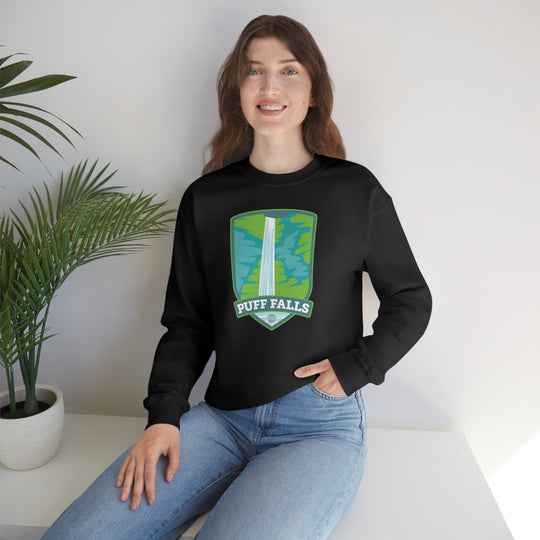 Puff Falls - Oregon Unisex Heavy Blend Crewneck Sweatshirt