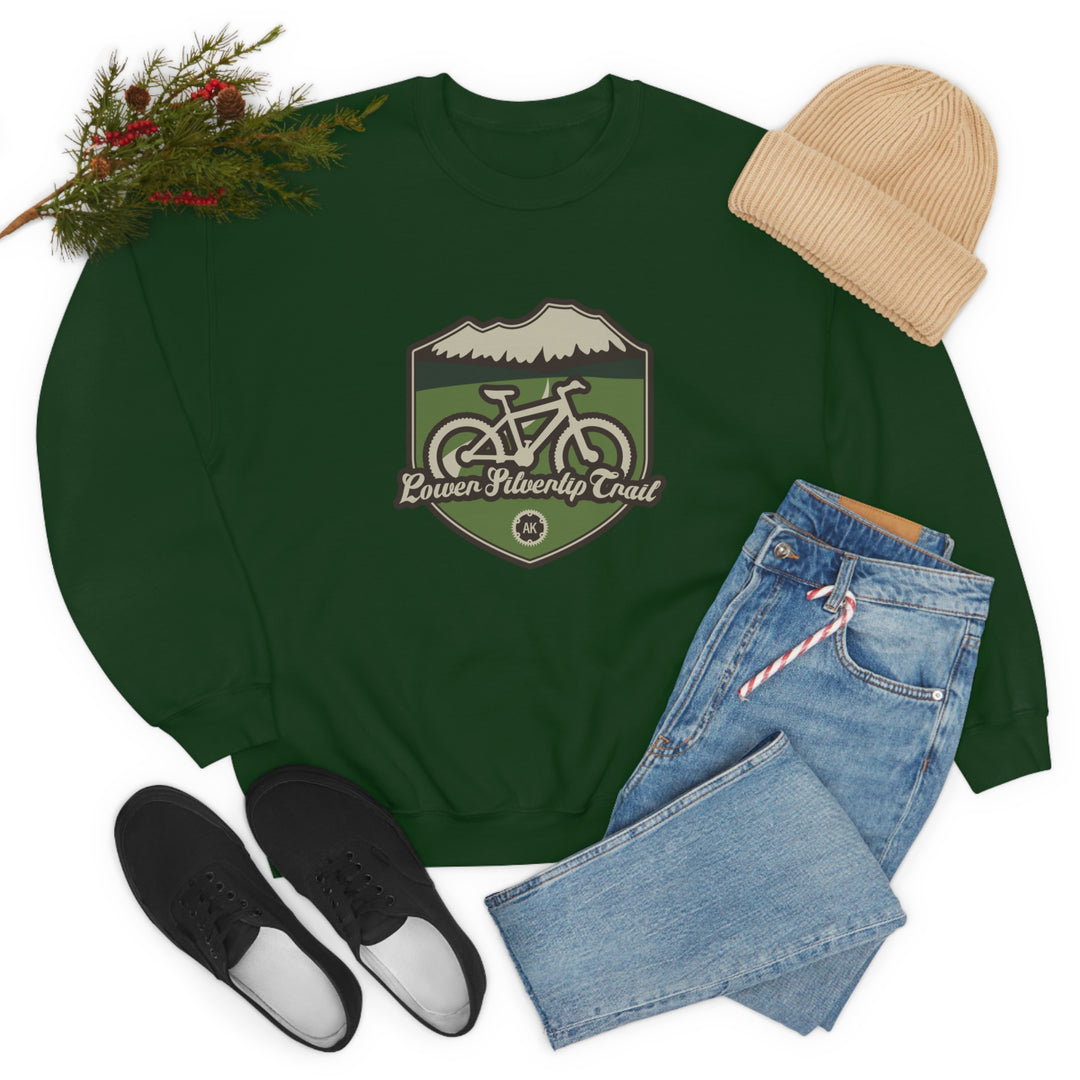 Lower Silvertip Trail - Alaska Unisex Heavy Blend Crewneck Sweatshirt