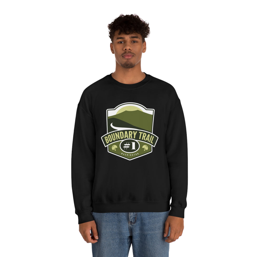 Boundary Trail #1 - Washington Unisex Heavy Blend Crewneck Sweatshirt