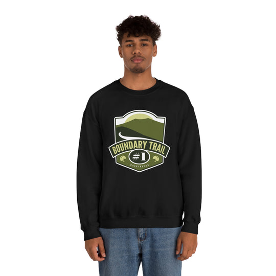 Boundary Trail #1 - Washington Unisex Heavy Blend Crewneck Sweatshirt