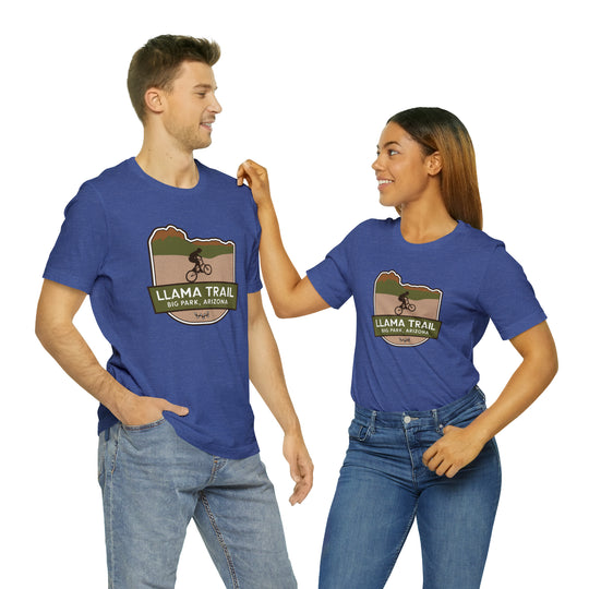 Llama Trail - Big Park, Arizona Unisex T-Shirt