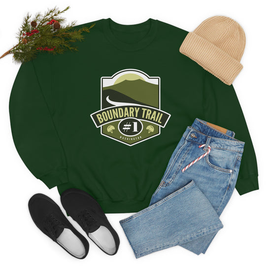 Boundary Trail #1 - Washington Unisex Heavy Blend Crewneck Sweatshirt