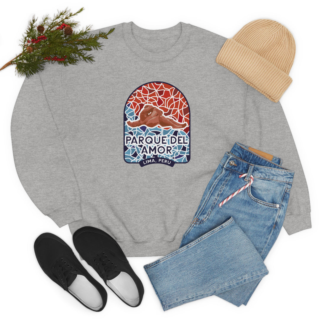 Parque del Amor - Lima, Peru Unisex Heavy Blend Crewneck Sweatshirt