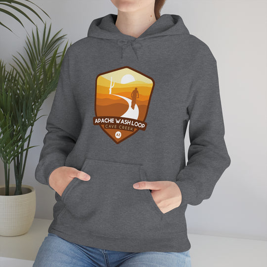 Apache Wash Loop - Cave Creek, Arizona Hooded Sweatshirt