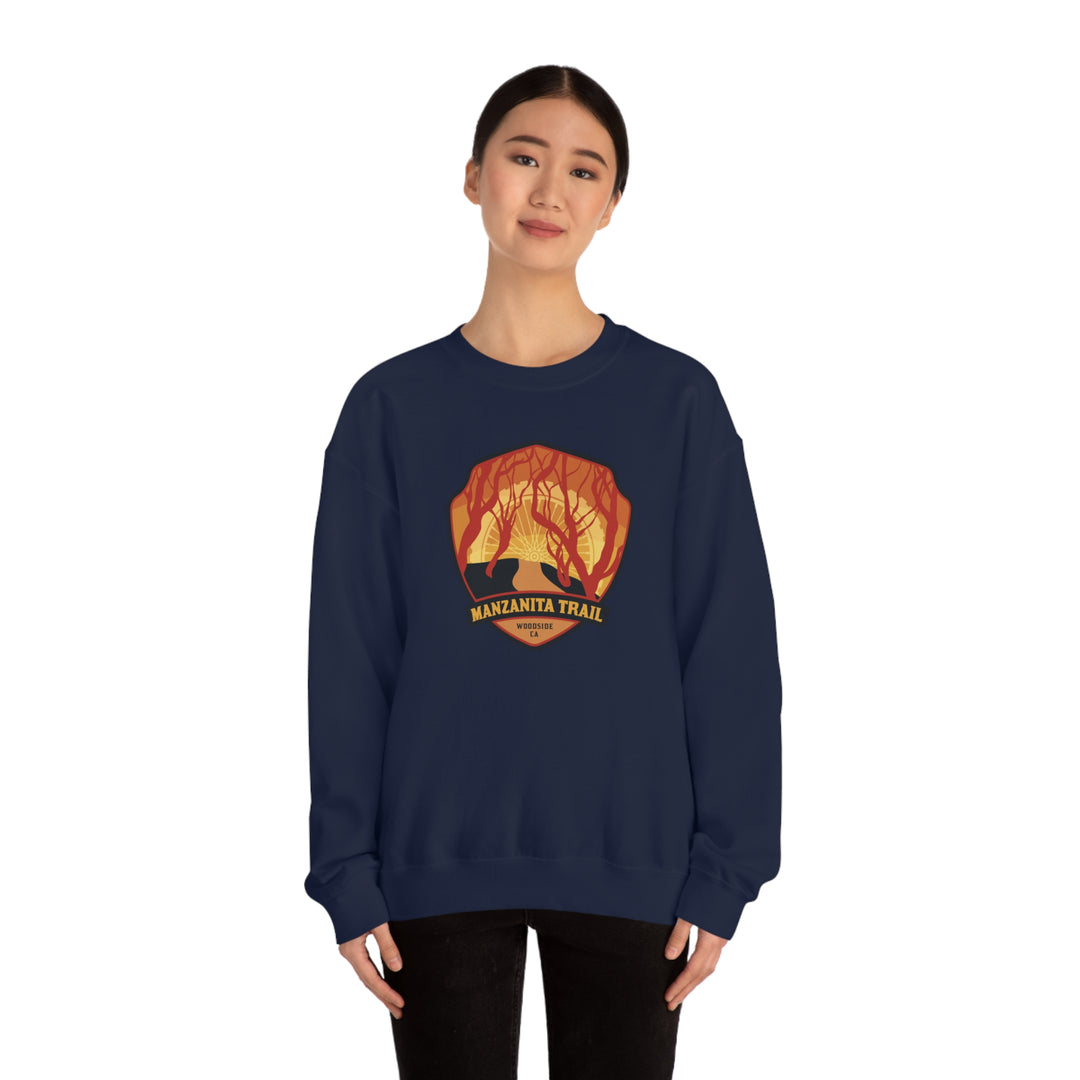 Manzanita Trail - Woodside, California Unisex Heavy Blend Crewneck Sweatshirt