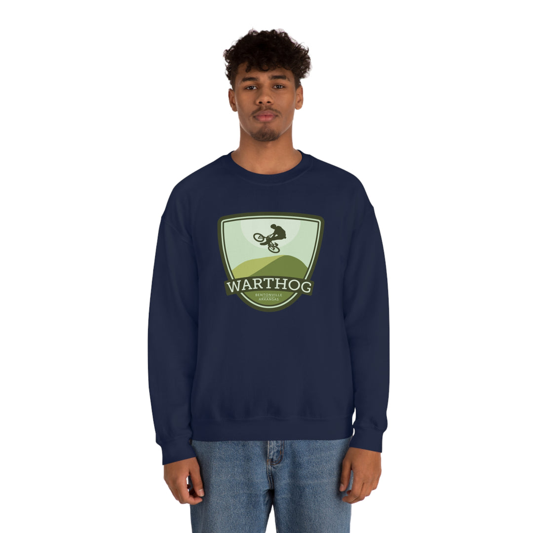 Warthog - Bentonville, Arkansas Unisex Heavy Blend Crewneck Sweatshirt