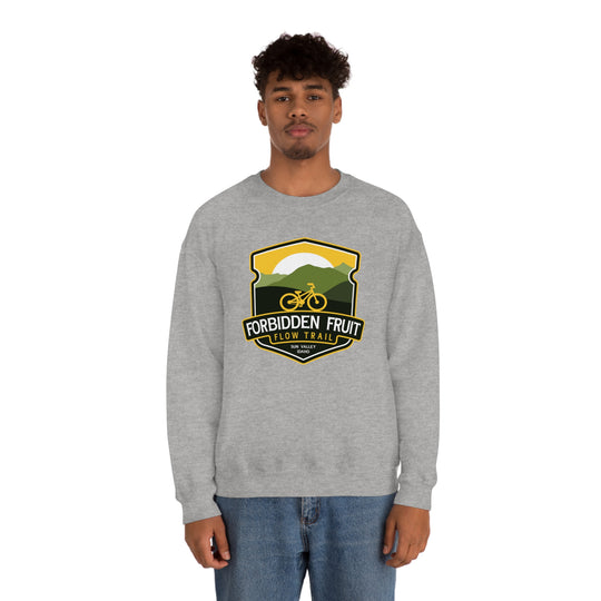 Forbidden Fruit Flow Trail - Sun Valley, Idaho Unisex Heavy Blend Crewneck Sweatshirt