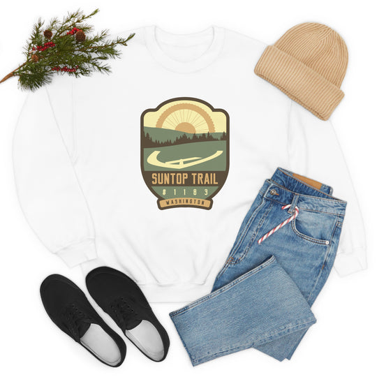 Suntop Trail #1183 - Washington State Unisex Heavy Blend Crewneck Sweatshirt