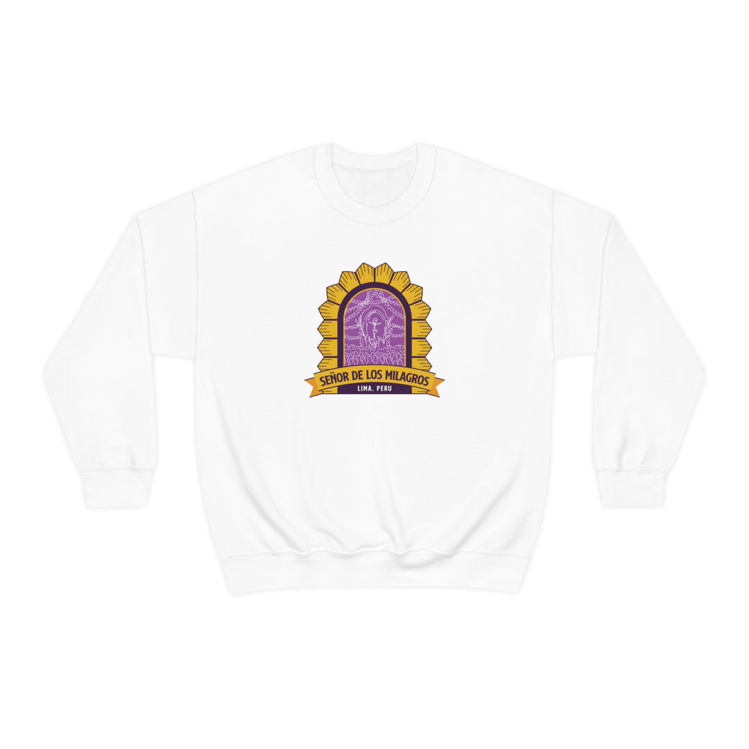 Senor de los Milagros - Lima, Peru Unisex Heavy Blend Crewneck Sweatshirt