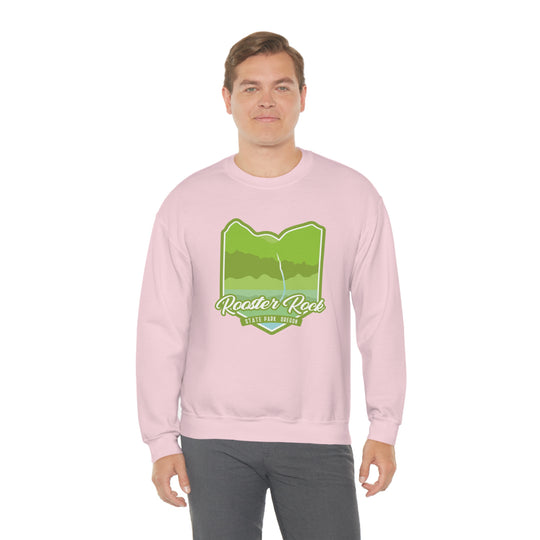 Rooster Rock State Park - Oregon Unisex Heavy Blend Crewneck Sweatshirt