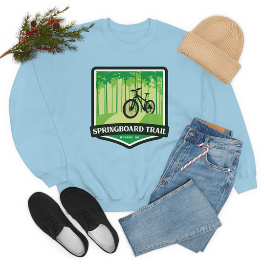 Springboard Trail - Monroe, Oregon Unisex Heavy Blend Crewneck Sweatshirt