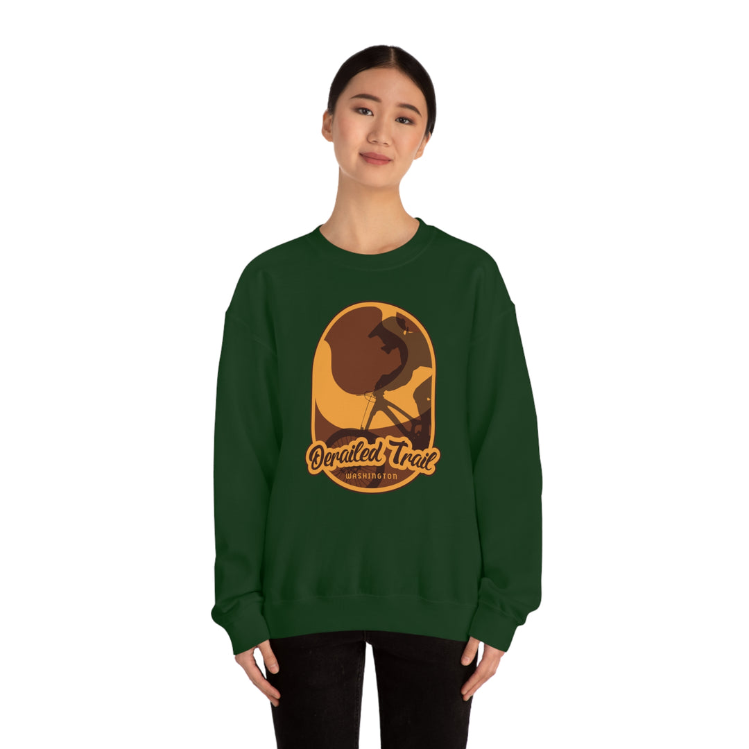 Derailed Trail - Washington Unisex Heavy Blend Crewneck Sweatshirt