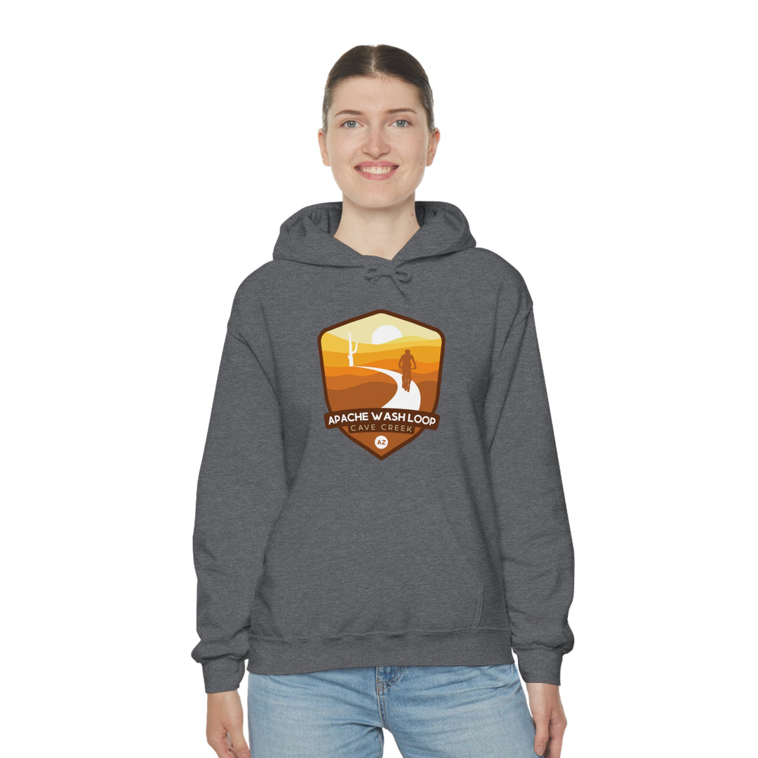 Apache Wash Loop - Cave Creek, Arizona Hooded Sweatshirt