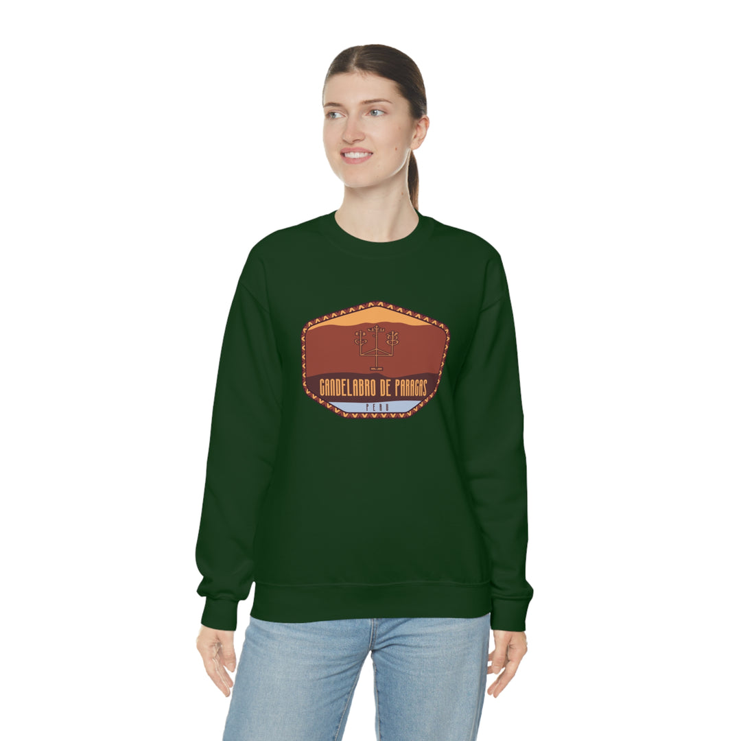 Candelabro de Paracas - Peru | Unisex Heavy Blend Crewneck Sweatshirt