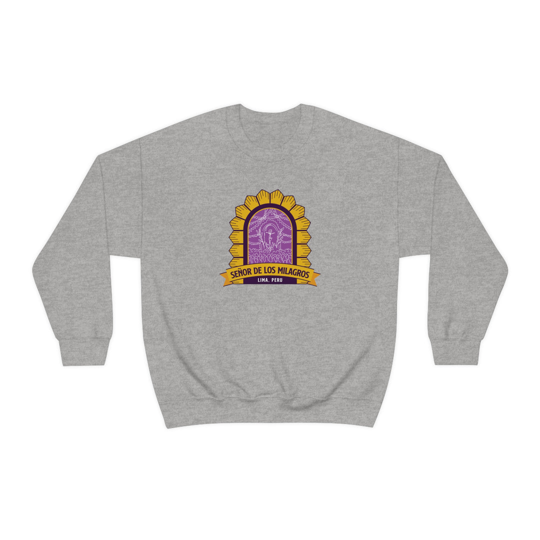 Senor de los Milagros - Lima, Peru Unisex Heavy Blend Crewneck Sweatshirt