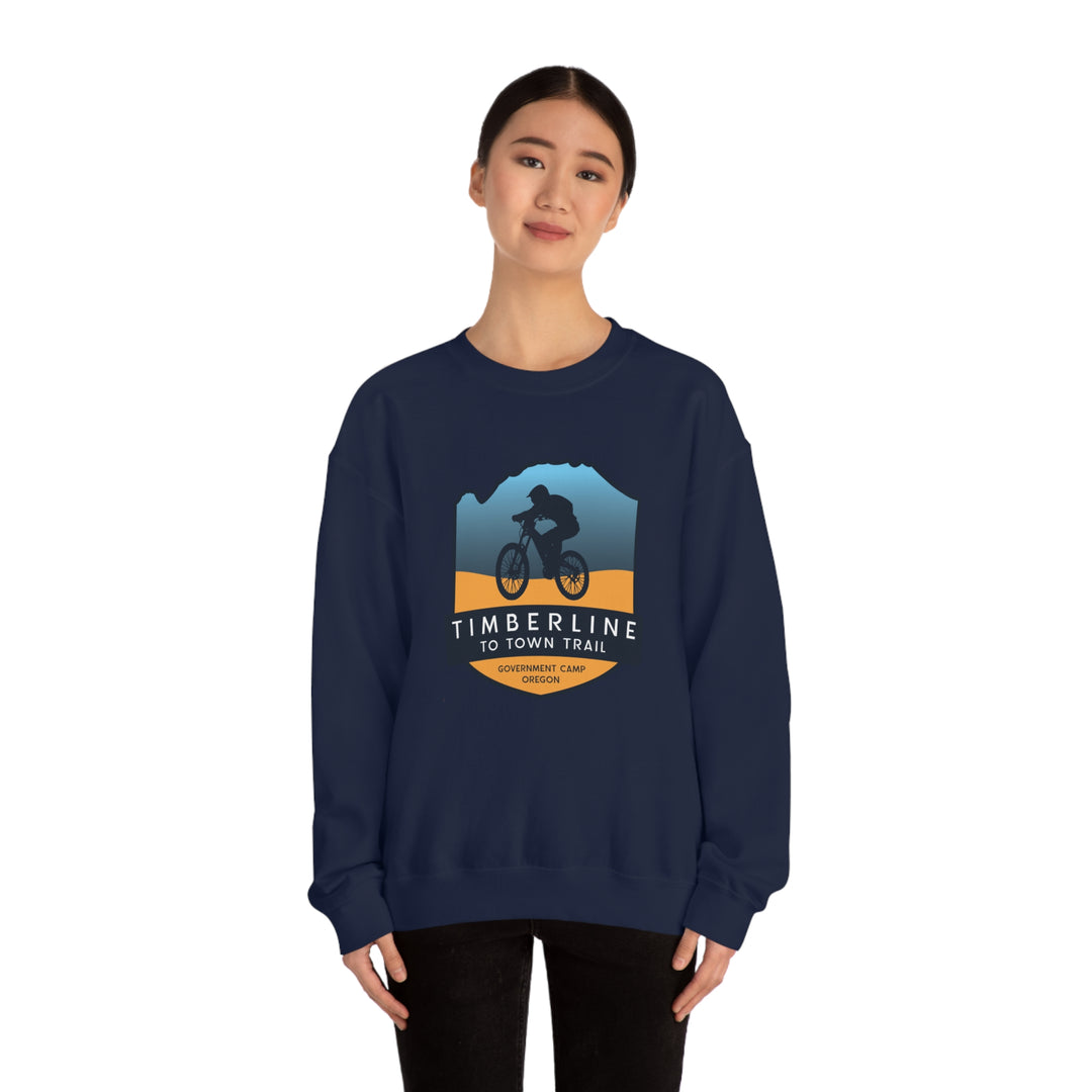 Timberline to Town Trail - Government Camp, Oregon Unisex Heavy Blend Crewneck Sweatshirt