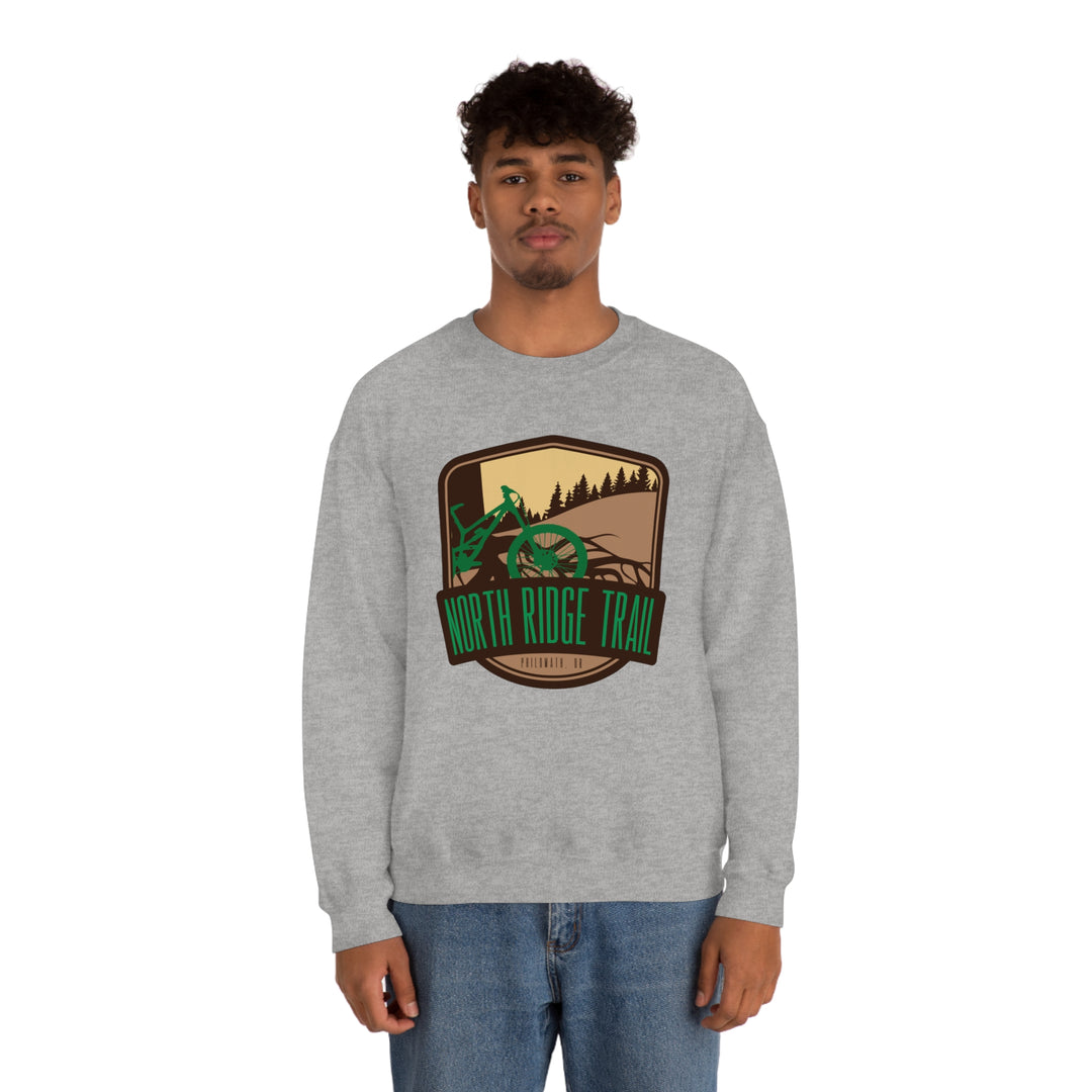 North Ridge Trail - Philomath, Oregon Unisex Heavy Blend Crewneck Sweatshirt