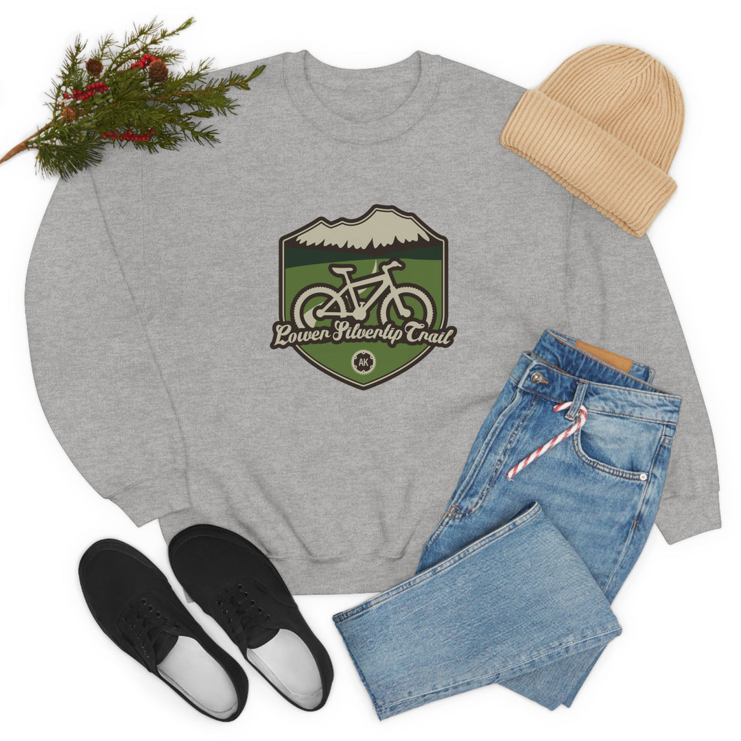 Lower Silvertip Trail - Alaska Unisex Heavy Blend Crewneck Sweatshirt