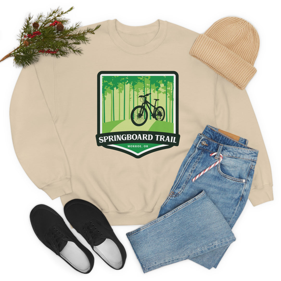 Springboard Trail - Monroe, Oregon Unisex Heavy Blend Crewneck Sweatshirt