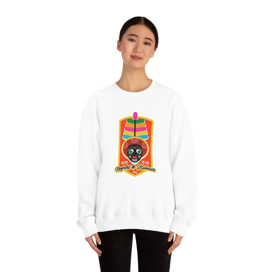 Fiesta de los Negritos de Huanuco - Peru Unisex Heavy Blend Crewneck Sweatshirt