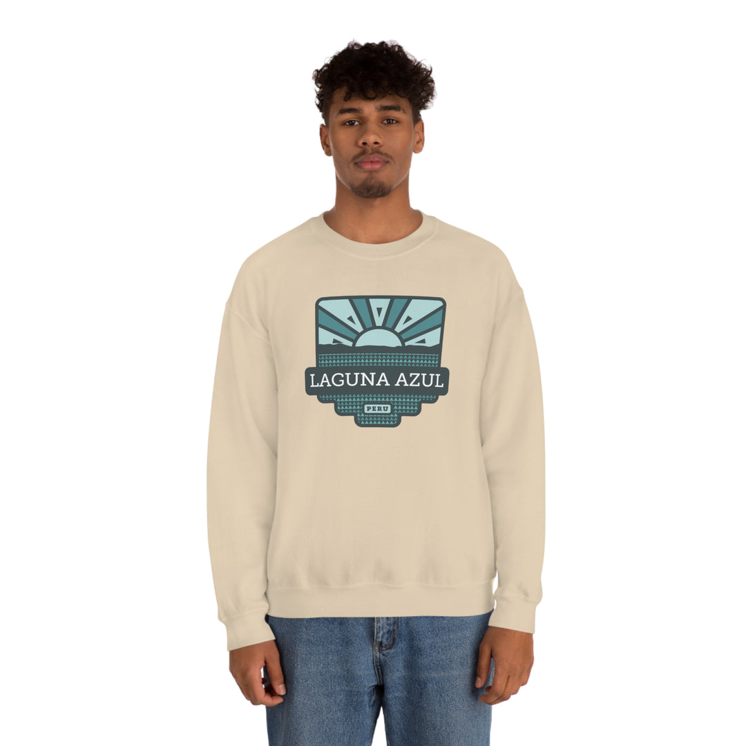 Laguna Azul - Peru Unisex Heavy Blend Crewneck Sweatshirt