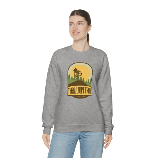 Thrillium Trail - Washington Unisex Heavy Blend Crewneck Sweatshirt