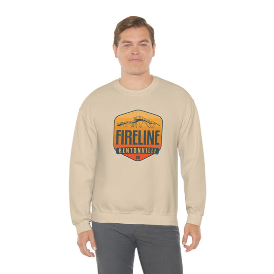 Fireline - Bentonville, Arkansas Unisex Heavy Blend Crewneck Sweatshirt