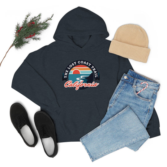 The Lost Coast Trail Unisex Heavy Blend Hoodie Sweatshirt - California, USA hiker gift