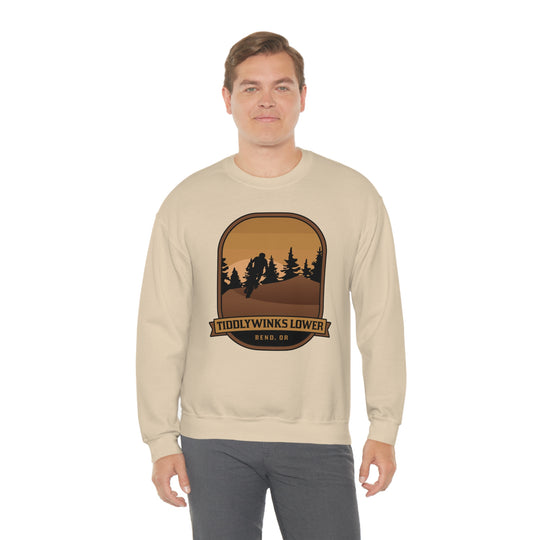 Tiddlywinks Lower - Bend, Oregon Unisex Heavy Blend Crewneck Sweatshirt